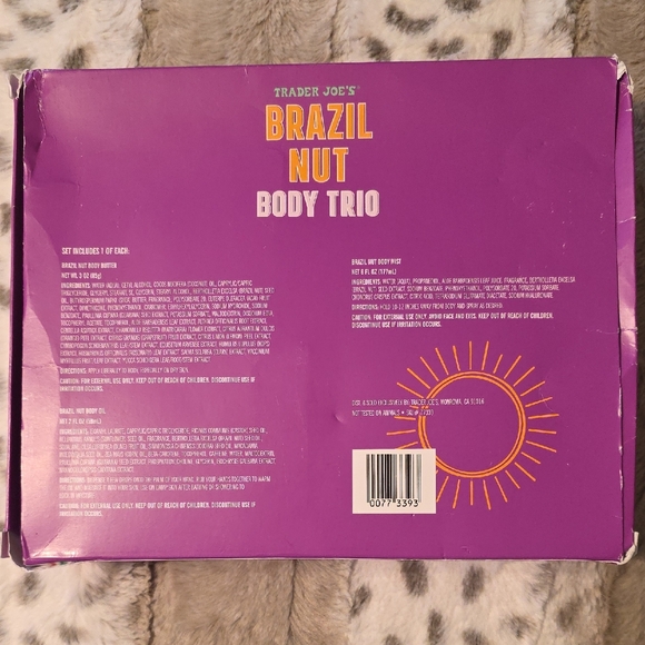 Brazil Nut Body Trio - Pink and Purple - Picture 2 of 7